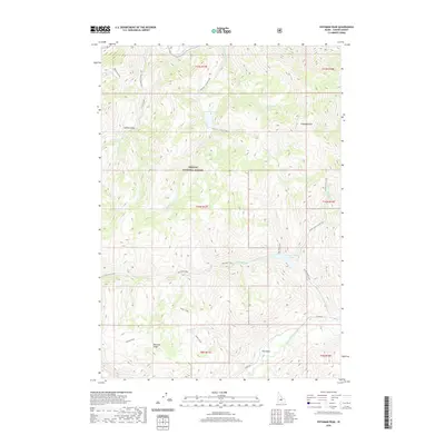 2020 Map of Potaman Peak, 2020 Print
