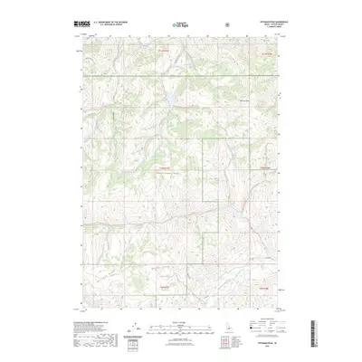 2023 Map of Potaman Peak, 2023 Print