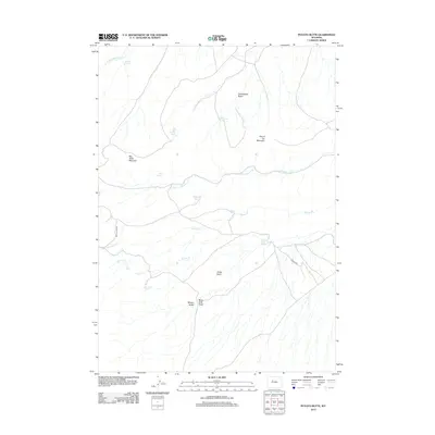 2012 Map of Potato Butte, 2012 Print