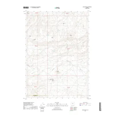 2017 Map of Potato Butte, 2017 Print