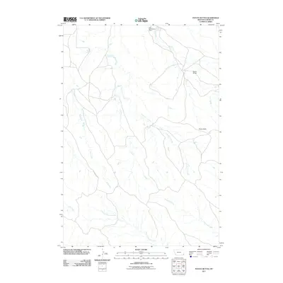 2011 Map of Potato Buttes, 2011 Print