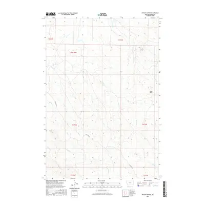 2017 Map of Potato Buttes, 2017 Print