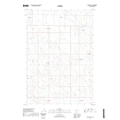 2020 Map of Potato Buttes, 2020 Print