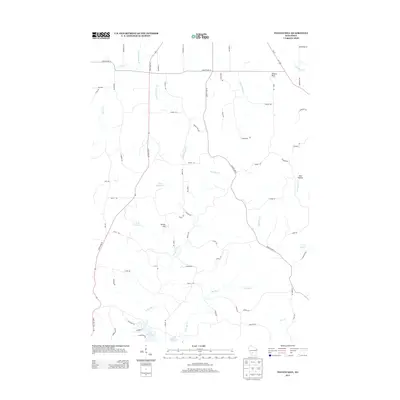 2013 Map of Potato Hill, 2013 Print
