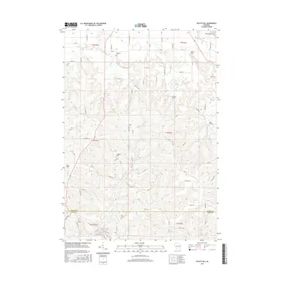 2016 Map of Potato Hill, 2016 Print