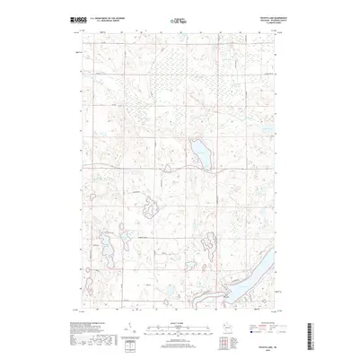 2018 Map of Potato Lake, 2018 Print