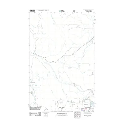 2011 Map of Potato Lakes, 2011 Print