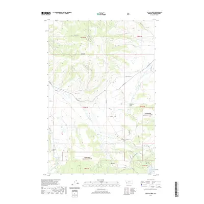 2020 Map of Potato Lakes, 2020 Print