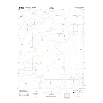 2012 Map of Potato Peaks, 2012 Print