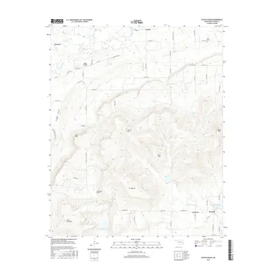 2016 Map of Potato Peaks, 2016 Print
