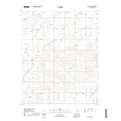 2018 Map of Potato Peaks, 2018 Print