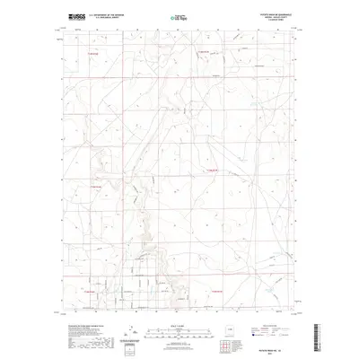 2021 Map of Potato Wash NE, 2021 Print