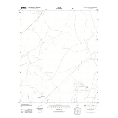 2011 Map of Potato Wash North, 2011 Print