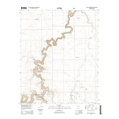 2014 Map of Potato Wash North, 2014 Print