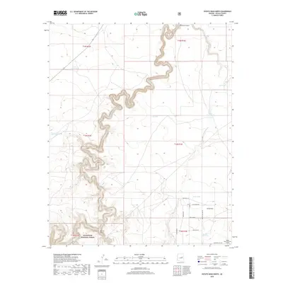 2018 Map of Potato Wash North, 2018 Print