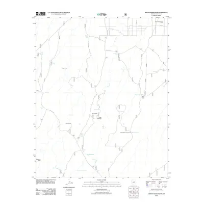 2011 Map of Potato Wash South, 2011 Print