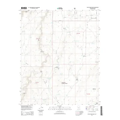 2014 Map of Potato Wash South, 2014 Print