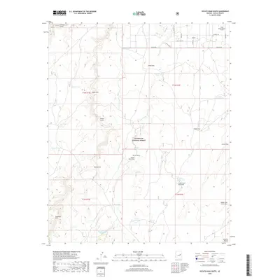 2018 Map of Potato Wash South, 2018 Print