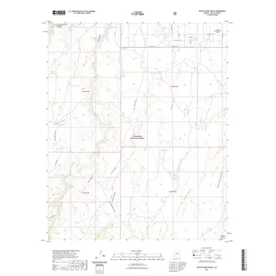 2021 Map of Potato Wash South, 2021 Print