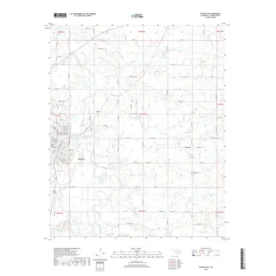 2018 Map of Poteau East, 2018 Print