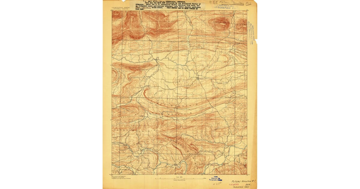 1880s Maps of Arkansas | Pastmaps