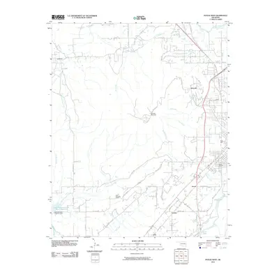 2010 Map of Poteau West, 2010 Print