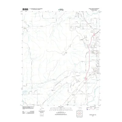 2012 Map of Poteau West, 2012 Print