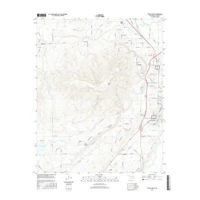 2016 Map of Poteau West, 2016 Print