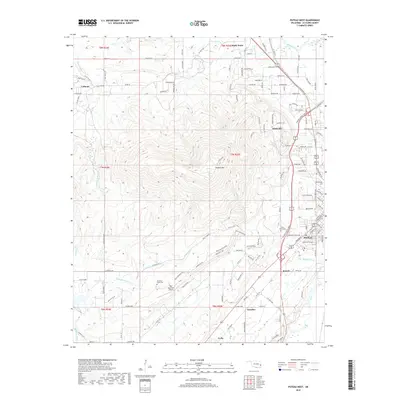 2018 Map of Poteau West, 2018 Print