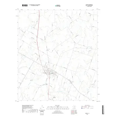 2019 Map of Poteet, 2019 Print