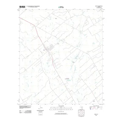 2010 Map of Poth, 2010 Print