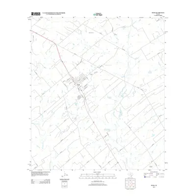 2013 Map of Poth, 2013 Print
