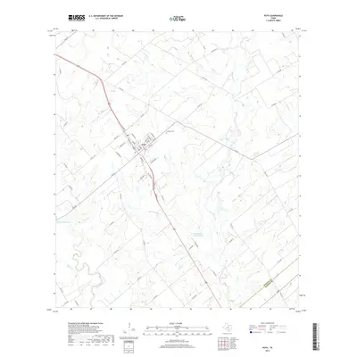 2019 Map of Poth, 2019 Print