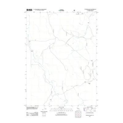 2012 Map of Pothole Valley, 2012 Print