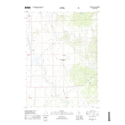2018 Map of Pothole Valley, 2018 Print