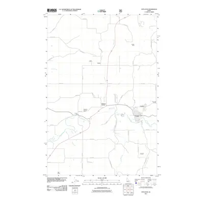 2011 Map of Potlatch, 2011 Print