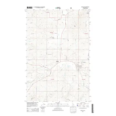 2013 Map of Potlatch, 2013 Print