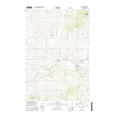 2017 Map of Potlatch, 2017 Print