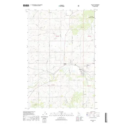 2020 Map of Potlatch, 2020 Print