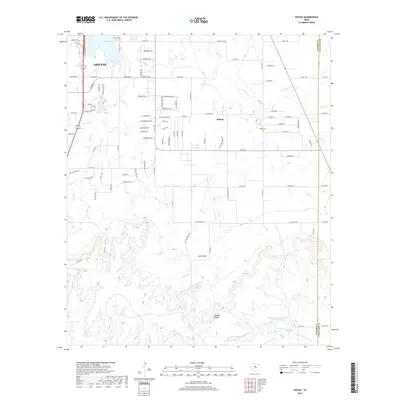2019 Map of Potosi, 2019 Print
