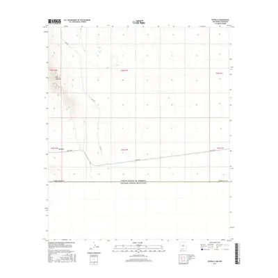 2017 Map of Potrillo, 2017 Print