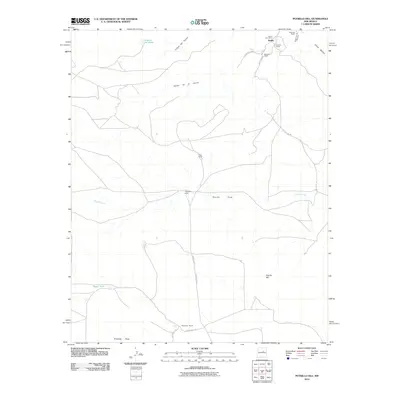 2010 Map of Potrillo Hill, 2010 Print