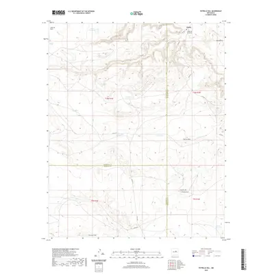 2020 Map of Potrillo Hill, 2020 Print