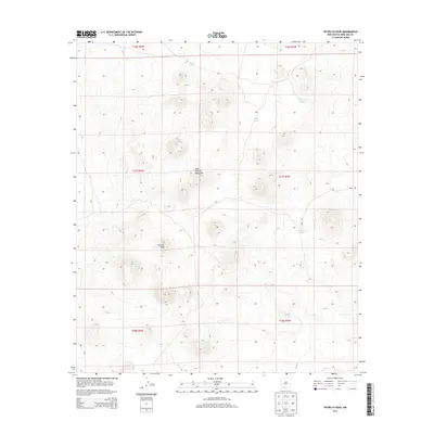 2013 Map of Potrillo Peak, 2013 Print