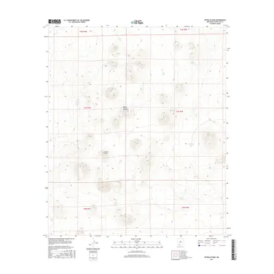2017 Map of Potrillo Peak, 2017 Print