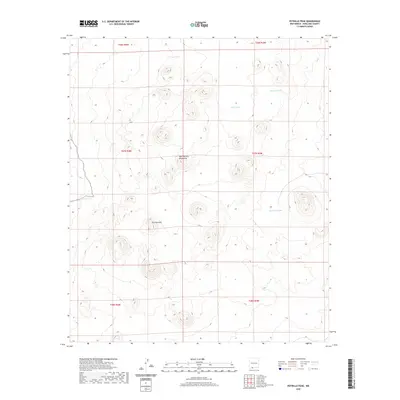 2020 Map of Potrillo Peak, 2020 Print