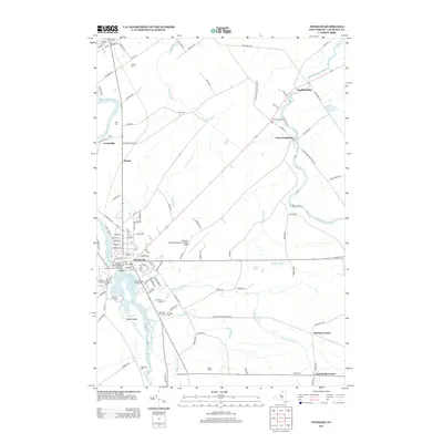 2013 Map of Potsdam, 2013 Print