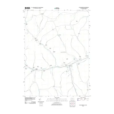 2010 Map of Potter Brook, 2010 Print