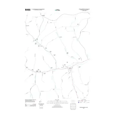 2013 Map of Potter Brook, 2013 Print
