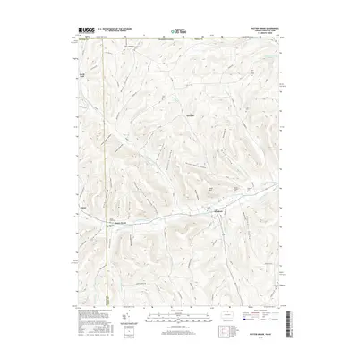 2016 Map of Potter Brook, 2016 Print